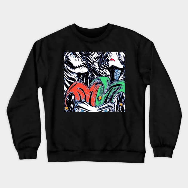 Sinister jester Crewneck Sweatshirt by Glenbobagins